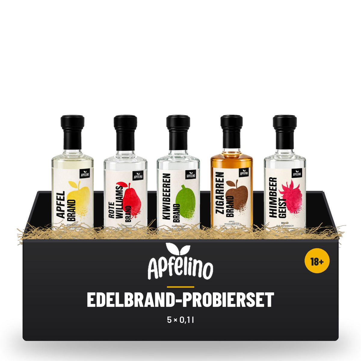 Edelbrand-Probierset 5 × 0,1 l