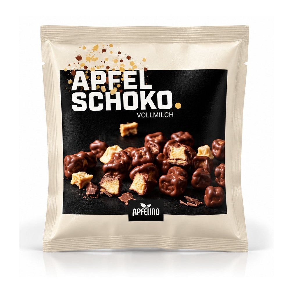 Nasch-Box für Kinder: Schokoapfel Vollmilch 40 g